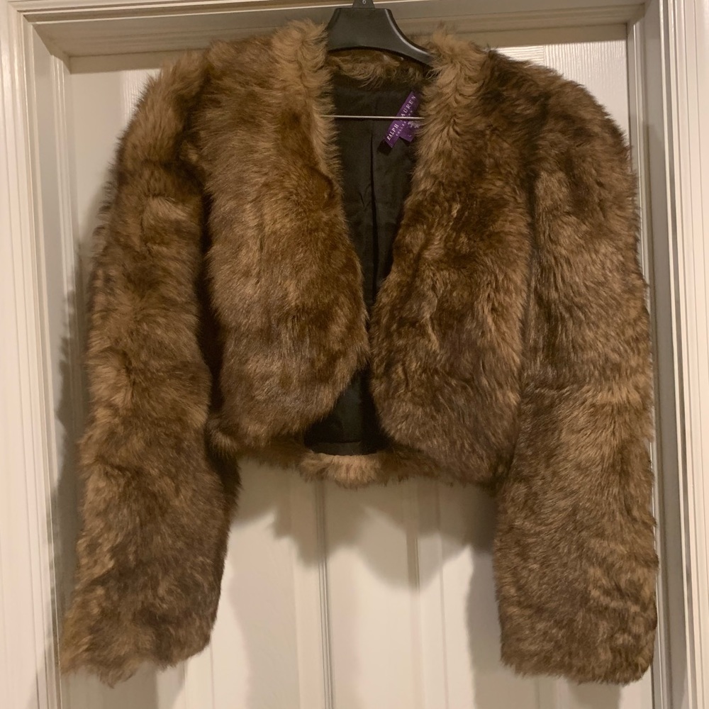 Ralph Lauren Collection lamb shearling fur jacket